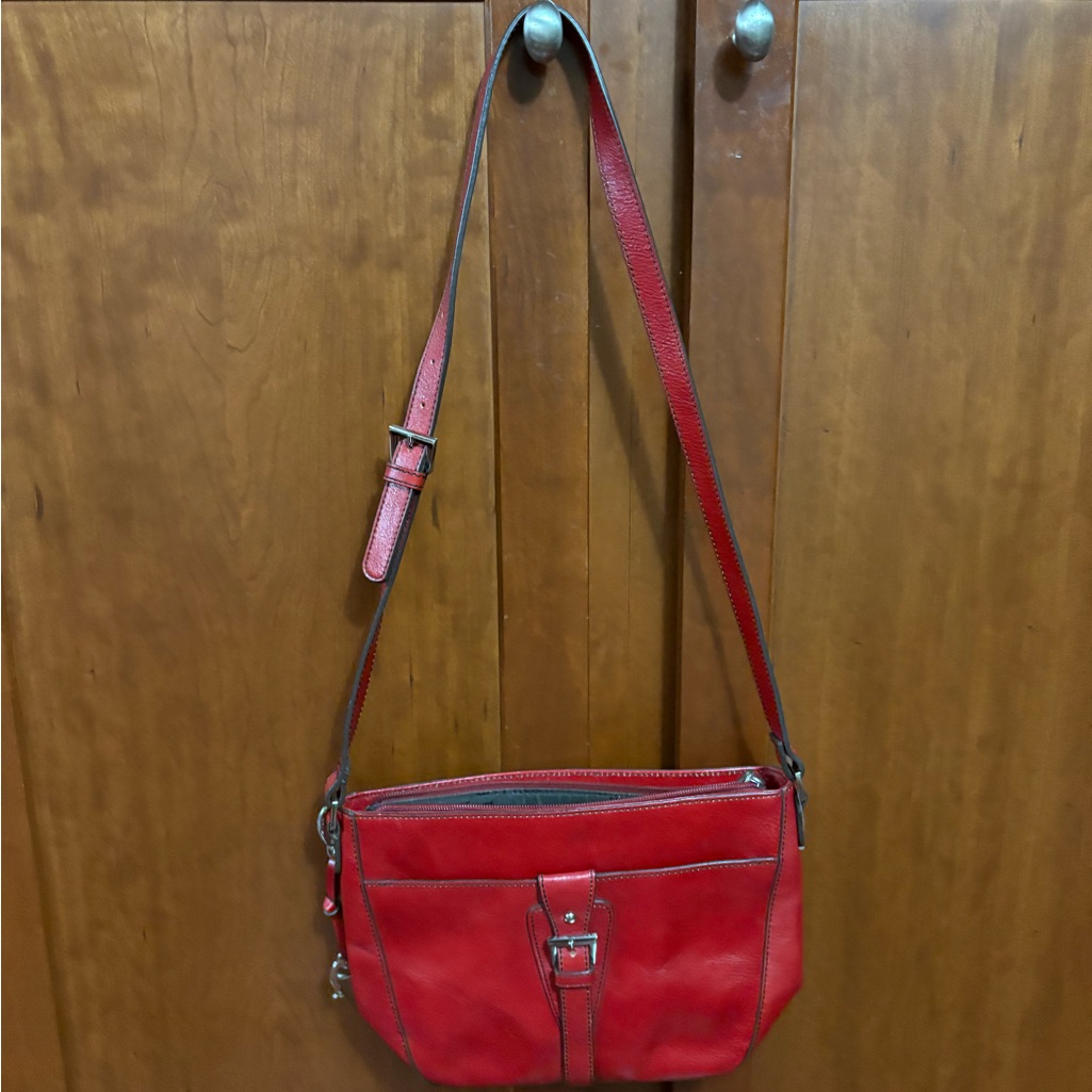 Etienne Aigner Red Crossbody Bag